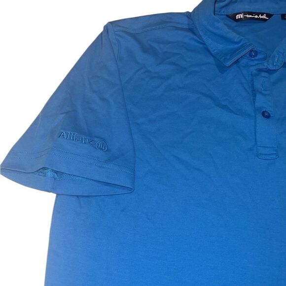 Travis Mathew Blue Short Sleeve Polo Shirt Men's Size Medium - Picture 5 of 9